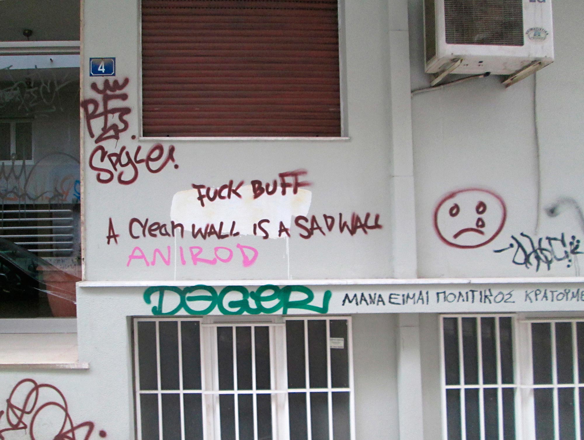 Streetart in Exarchia: Spaziergangsfundstücke aus Athen