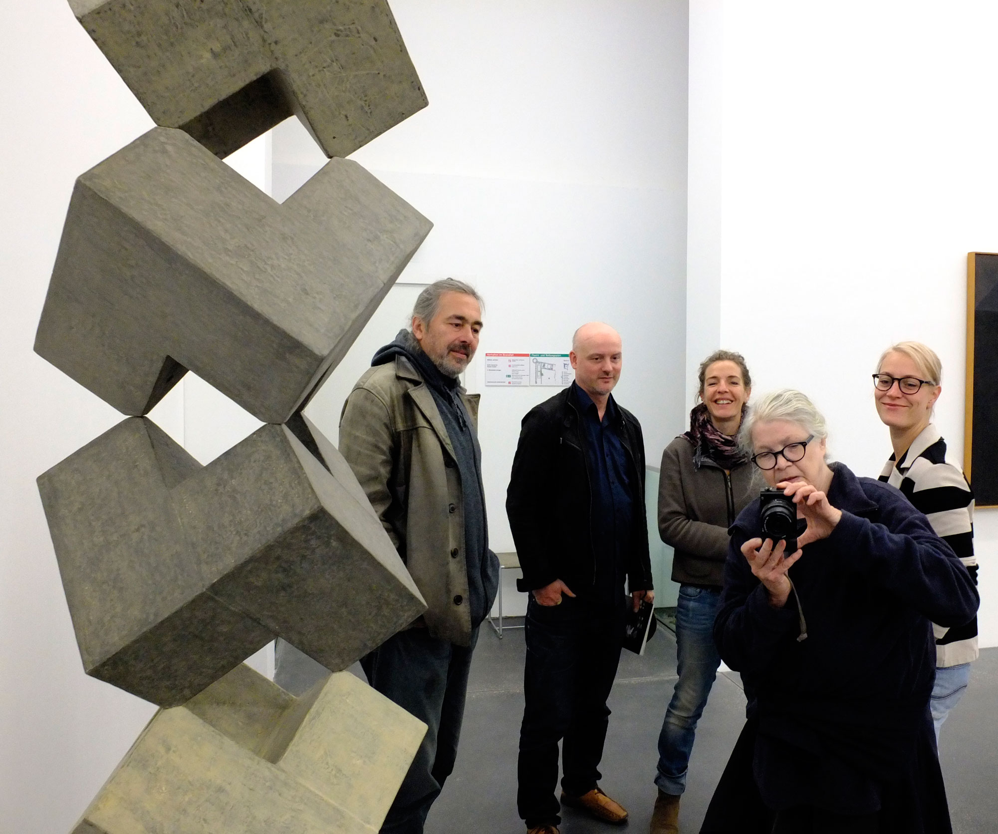 Besuch der Ausstellung Moderne II in der Moritzburg