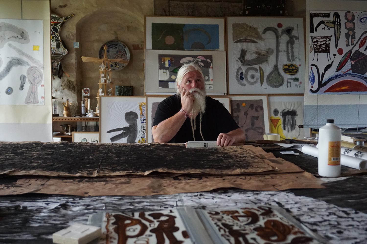 Atelierbesuch bei Frieder Heinze